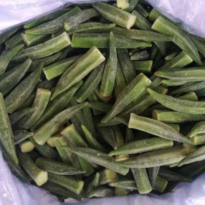 frozen cut okra