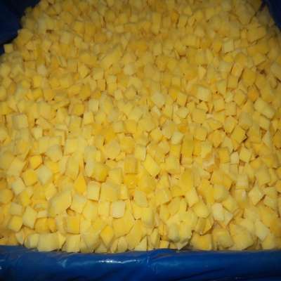 wholesale new season IQF fruit frozen mango pulp cubes